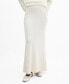 ფოტო #1 პროდუქტის Women's Ribbed Midi Skirt