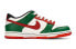 Фото #2 товара Кроссовки Nike Dunk Low EMB Red Green Girls Gift