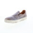 Фото #8 товара Bed Stu Hermione F319001 Womens Gray Leather Lifestyle Sneakers Shoes