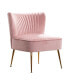 Фото #18 товара 25" Wide Upholstered Tufted Velvet Accent Chair With Metal Leg
