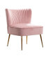 Фото #20 товара 25" Wide Upholstered Tufted Velvet Accent Chair With Metal Leg