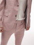 Topman super skinny wedding suit trouser in pink W32R - фото #5