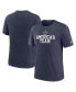 Фото #1 товара Men's Heather Navy Dallas Cowboys Blitz Tri-Blend T-Shirt