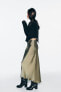 Фото #25 товара Атласная юбка миди ZARA