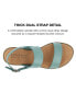 Фото #16 товара Women's Lavine Double Strap Flat Sandals