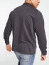 Фото #2 товара South Beach Man 1/4 zip sweatshirt in black