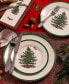 Фото #6 товара Christmas Tree Salad Plate Set of 8