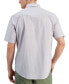 Фото #2 товара Рубашка мужская Alfani с полосками из пряжи в клетку Clip Dobby<Button-Down Shirt, Created for Macy's