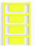 Фото #1 товара Weidmüller SM 19/42 K MC NE GE - Terminal block markers - 40 pc(s) - Polyamide - Yellow - -40 - 60 °C - V2
