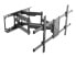 Equip 37"-90" Tilt/Swivel TV Wall Mount Bracket - 200 x 200 mm - 816 x 410 mm - -15 - 5° - -60 - 60° - Steel - Black