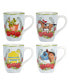 Derby Day at the Races Set of 4 Mugs