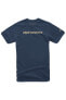 T-Shirt Alpinestars Linear Wordmark Navy-Stone