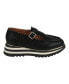 ფოტო #2 პროდუქტის Women's Karmine Laser Cut Mary Jane Platform Loafers