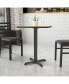 Фото #2 товара 22'' X 22'' Restaurant Table X-Base With 3'' Dia. Table Height Column