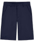 Big Boys Uniform Hunter Flat-Front Stretch Twill Shorts