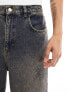 Reclaimed Vintage baggy dad jeans in grunge blue wash Синий, W76 - фото #5