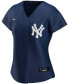 ფოტო #2 პროდუქტის Women's Gerrit Cole Navy New York Yankees Alternate Replica Player Jersey