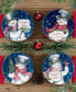 Фото #4 товара Snowman Greetings Dessert Plates, Set of 4