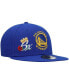 ფოტო #4 პროდუქტის Men's Royal Golden State Warriors 6x NBA Finals Champions Crown 59FIFTY Fitted Hat
