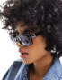 Фото #1 товара Le Specs trance rectangle sunglasses in black