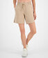 Фото #1 товара Women's Drawstring Relaxed Shorts Created for Macy's