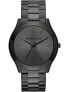 Фото #1 товара MICHAEL KORS SLIM RUNWAY Herrem Armbanduhr schwarz Edelstahl 40 mm MK8507