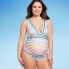 Фото #1 товара One Piece Maternity Swimsuit - Isabel Maternity by Ingrid & Isabel Striped XXL