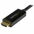 Фото #3 товара Кабель DisplayPort на HDMI Startech MDP2HDMM1MB 4K Ultra HD Чёрный 1 m