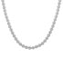 Фото #1 товара Wrapped in Love diamond 17" Collar Necklace (2 ct. t.w.) in Sterling Silver, Created for Macy's
