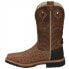 Justin Original Workboots Derrickman 12 Inch Waterproof Croc Print Compostie Toe 9, EE, Широкая - фото #3