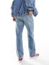 Polo Ralph Lauren Sport Capsule logo pocket straight leg jeans classic fit in lightwash blue