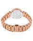 Alexander Watch AD203B-05, Ladies Quartz Date Watch with Rose Gold Tone Stainless Steel Case on Rose Gold Tone Stainless Steel Bracelet