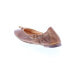 Bed Stu Bosworth F302001 Womens Brown Leather Slip On Ballet Flats Shoes