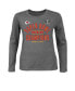 ფოტო #1 პროდუქტის Women's Heather Charcoal Kansas City Chiefs Super Bowl LVIII Champions Plus Size Under the Lights Long Sleeve T-shirt