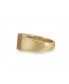 ფოტო #2 პროდუქტის Wood Jasper Gemstone Yellow Gold Plated Sterling Silver Men Signet Ring