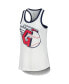 Women's White Cleveland Guardians Tater Tank Top