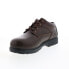 Фото #4 товара Lugz Savoy Slip Resistant Mens Brown Wide Oxfords & Lace Ups Casual Shoes