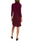 Фото #2 товара Forte Cashmere Ruffle Neck Cashmere Sweaterdress Women's