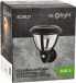 Kinkiet ECOLIGHT2 Oprawa solarna Ecolight SOE-3 EC20117 kinkiet zewnętrzny oprawa ścienna 1x0.55W LED 4000K czarna