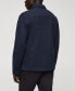 ფოტო #2 პროდუქტის Men's Double-Faced Pockets Detail Wool Overshirt