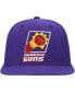 Фото #3 товара Men's Purple Phoenix Suns Hardwood Classics MVP Team Ground 2.0 Fitted Hat