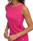 Фото #4 товара Women's Colorblock Button Sleeveless Shift Dress