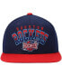 ფოტო #4 პროდუქტის Men's Navy, Red Houston Rockets Hardwood Classics Gradient Wordmark Snapback Hat