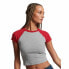 ფოტო #2 პროდუქტის SUPERDRY Vintage Cropped Baseball T-shirt