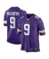 Фото #1 товара Men's J.J. McCarthy Purple Minnesota Vikings 2024 NFL Draft First Round Pick Player Game Jersey