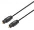 Фото #2 товара Manhattan Toslink Digital Optical AudioCable - 5m - Male/Male - Toslink S/PDIF - Gold plated contacts - Lifetime Warranty - Polybag - 5 m - TOSLINK - TOSLINK