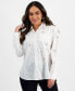 Фото #1 товара Petite Rhinestone Shirt, Created for Macy's