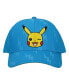 Pikachu Winking Face Men's Blue Baseball Cap