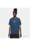 Фото #1 товара NİKE Jordan Jumpman Dri-Fit Crew Erkek Mavi T-Shirt