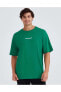 Фото #7 товара Футболка большого размера Skechers M Graphic Tee S232404- Мужская футболка Зеленая